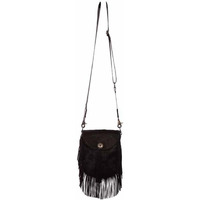 Scully Women's Fringe Crossbody Bag Black One Size