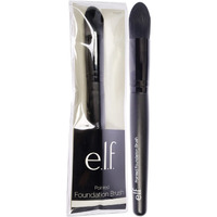 e.l.f. Pointed Foundation Brush, Tapered Brush Head For Concealing, Highlighting & Contouring, For Liquid, Cream & Powder, Made With Synthetic Bristles