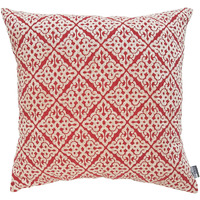 ACCENTHOME Home Accent Pillows Chenille Jacquard Throw Pillow Red, Rose