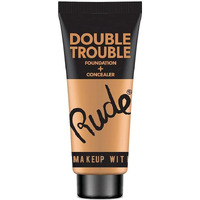 Rude - Double Trouble Foundation + Concealer - Tan