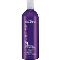 RUSK Deepshine PlatinumX Shampoo, Gentle Cleansing, Brightening Boost for Platinum, Silver, Gray, White, and Blonde Hair, 33.8 oz.