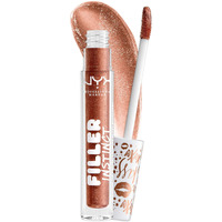 NYX PROFESSIONAL MAKEUP Filler Instinct Plumping Lip Polish, Lip Plumper Gloss - Cheap Fills (Bronze Gold)