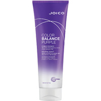 Joico Color Balance Purple Conditioner | For Cool Blonde, Gray Hair | Eliminate Brassy Yellow Tones | Boost Color Vibrancy & Shine | UV Protection | With Rosehip Oil & Green Tea Extract | 8.5 Fl Oz