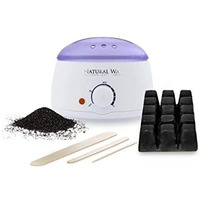 Natural Way WKCH Activated Charcoal Detox Hard Wax Warmer Kit, Made in USA