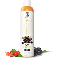 GK HAIR Global Keratin The Best ACAI (33.8 Fl Oz/1000ml) Smoothing Keratin Hair Treatment - Professional Brazilian Complex Blowout Straightening For Silky Smooth & Frizz Free Hair