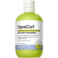 DevaCurl No-Poo Original Zero Lather Cleanser for Rich Moisture, Fragrance free and Hypoallergenic