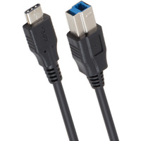 IO Crest SY-CAB20173 3' USB 3.1 Type C to B Cable, Black