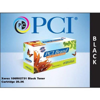 PCI Brand Compatible Toner Cartridge Replacement for Xerox 106R02731 Black Toner Cartridge 25.3K Yield