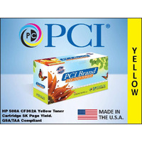 PCI Brand Remanufactured Toner Cartridge Replacement for HP 508A CF362A Yellow Toner Cartridge 5K Yield