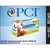 PCI REMANUFACTURED Brother DR820 (DR-820) Drum Unit 30000 Page Yield Brand