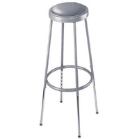 National Public Seating Stools, 25"-33", Grey