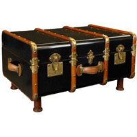 Authentic Models Stateroom Trunk Table, Black