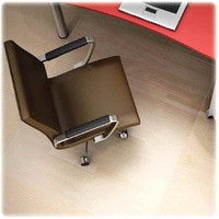 Deflect-O Corporation Chairmat, Pc, Rect, Straight Edge, N/Stud, 46amp;quot;X60amp;quot;, Clear