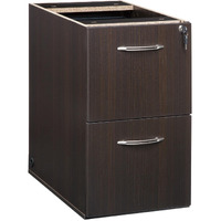 Aberdeen Series File/File Credenza Pedestal, 15w x 20d x 27h, Mocha