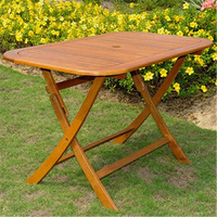 International Caravan Furniture Piece Acacia Rectangular Folding Table