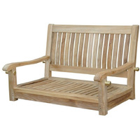 Anderson Teak SW-003S - No Cushion Del-Amo Straight Swing Bench, 36"