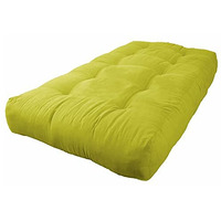 Blazing Needles Vitality 10" Microsuede Futon Mattress, Twin, Mojito Lime