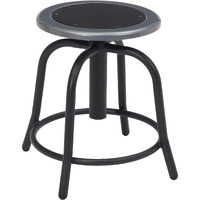 National Public Seating, 18 - 24 Height Adjust Swivel Stool, Primary Color Black, Included (qty.) 1, Seating Type Office Stool, Model# 6810-10