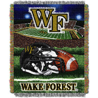 Northwest COL 051 HFA Wake Forest Woven Tapestry Throw Blanket