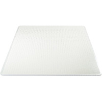 Deflecto Execumat Clear Chair Mat, High Pile Carpet Use, Rectangle, Beveled Edge, 45" x 60", Clear (CM17443FCOM)