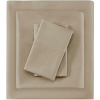 Madison Park Cotton and Polyester Cross Weave Sateen Sheet Set MP20-6519