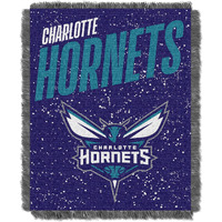 Hornets OFFICIAL NBA "Headliner" Woven Jacquard Throw Blanket