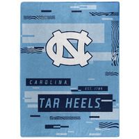 Northwest North Carolina Tar Heels Oversized Royal Plush Throw Blanket, Team Colors, 60" x 80"