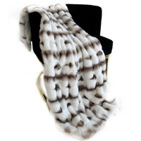 Plutus Brands Creamy Fluffy Bunni Faux Fur Luxury Throw Blanket