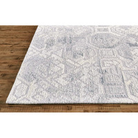 HomeRoots 512049 5 x 8 ft. Gray Ivory & Taupe Wool Abstract Hand Tufted Handmade Rectangle Area Rug