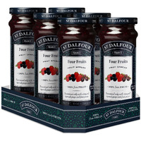 Charles Jacquin-St.Dalfour Consrv, 4 Fruits, 100%Fruit, 10-Ounce (Pack of 6)