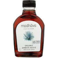 Madhava Organic Agave Nectar - Amber, 23.5-Ounce Bottles (Pack of 18)