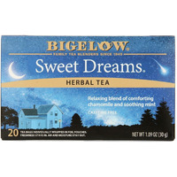 Bigelow Sweet Dreams Herbal Tea, Relaxing Blend of Chamomile Mint, 20-Count Boxes (Pack of 24)