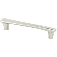 Berenson Fluidic Collection 128mm Center Handle Cabinet Pull, Brushed Nickel