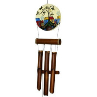 Cohasset 294H Village Dots Harmony Bamboo Wind Chime wind noisemakers --PEWT43 65234R3FA492308