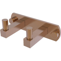 Allied Brass MT-20-2 Montero Collection 2 Position Multi Decorative Hook, Brushed Bronze