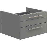 Fresca Lucera 24" Gray Wall Hung Undermount Sink Modern Bathroom Cabinet - Cabinet Only (Sink Not Included)