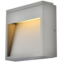 Living District Modern Home Decorative Raine Integrated LED Wall Sconce in Silver