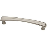 P25966C-SN-C 4 in. Satin Nickel44; Notched Cabinet Pull