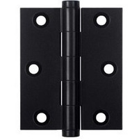 3 x 2.5 in. Screen Door Hinge- Black - Solid