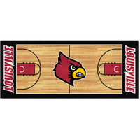 FANMATS - 8261 NCAA University of Louisville Cardinals Nylon Face Basketball Court Runner 30"x72"