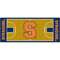 FANMATS Sports Team Logo Design Syracuse Basketball Court Runner 30"x72"