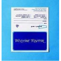 Visitor Card-Welcome Visitor (#WV7) package of 100 (100 Pack)