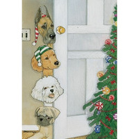 Pipsqueak Productions C897 Mix Dog Holiday Boxed Cards