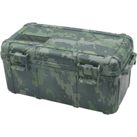 Cigar Caddy 3540 Camo 15 Cigar Waterproof Travel Humidor, Digital Camouflage Exterior