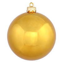 Vickerman Ball Ornament, 60mm, Antique Gold