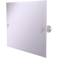 Allied Brass P1093 Frameless Landscape Rectangular Tilt Beveled Edge Wall Mirror, Satin Chrome