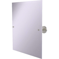 Allied Brass PR-92 Frameless Rectangular Tilt Beveled Edge Wall Mirror, Satin Nickel