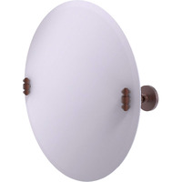 Allied Brass SB-90 Frameless Round Tilt Beveled Edge Wall Mirror, Antique Copper