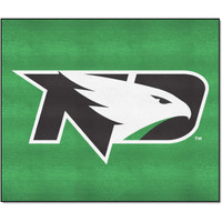 FANMATS 1219 North Dakota Fighting Hawks Tailgater Rug - 5ft. x 6ft. Sports Fan Area Rug, Home Decor Rug and Tailgating Mat