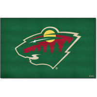 FANMATS 10396 Minnesota Wild Ulti-Mat Rug - 5ft. x 8ft. | Sports Fan Area Rug, Home Decor Rug and Tailgating Mat